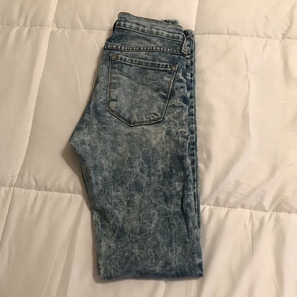 Flying Monkey Denim - Flying monkey Platinum Skinny Jeans - Acid Wash